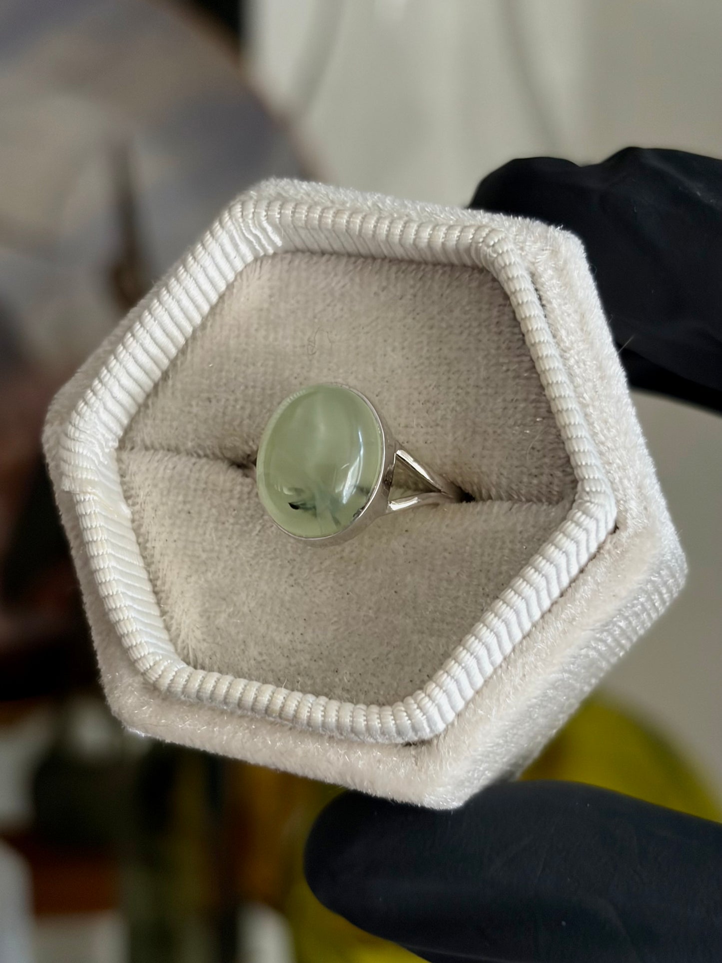 Prehnite Ring - Size 6