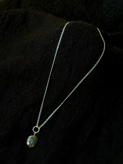 Labradorite O-Ring Necklace