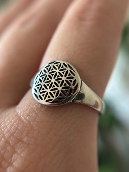 Flower of Life Ring