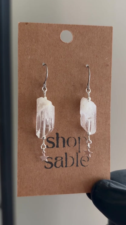 Prism Quartz Earrings