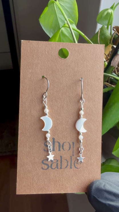 Lucent Mother of Pearl Earrings